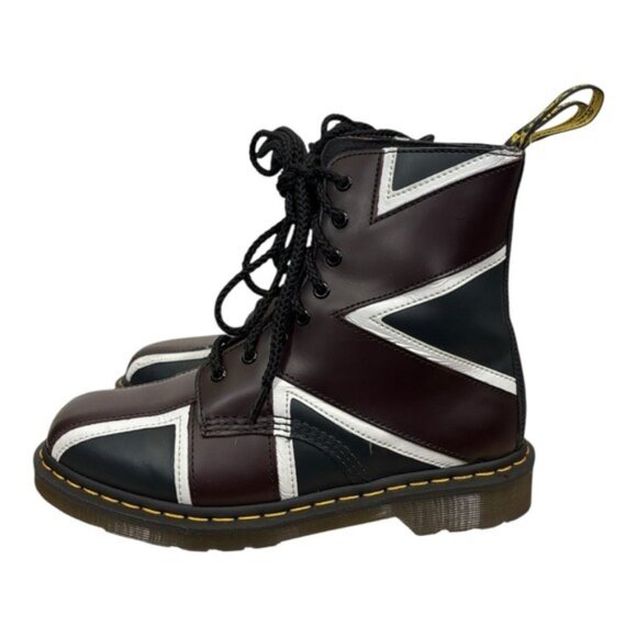 NEW Dr. Martens 1460 Pascal Brit 8 Eye lace Up Boots Size M10 W11 - Picture 4 of 10